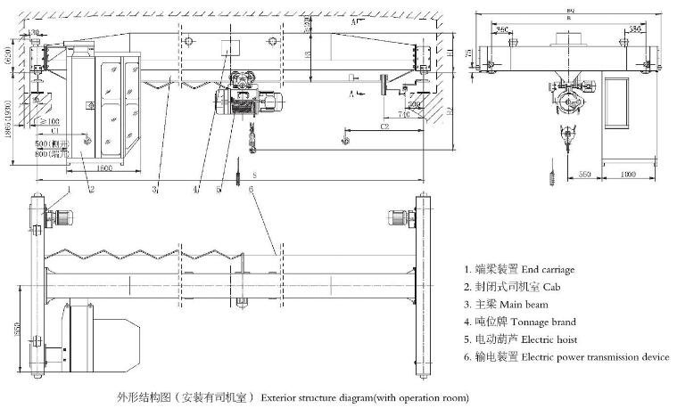 10吨电动式单梁蜜桃视频APP成人机主要参数输出功率