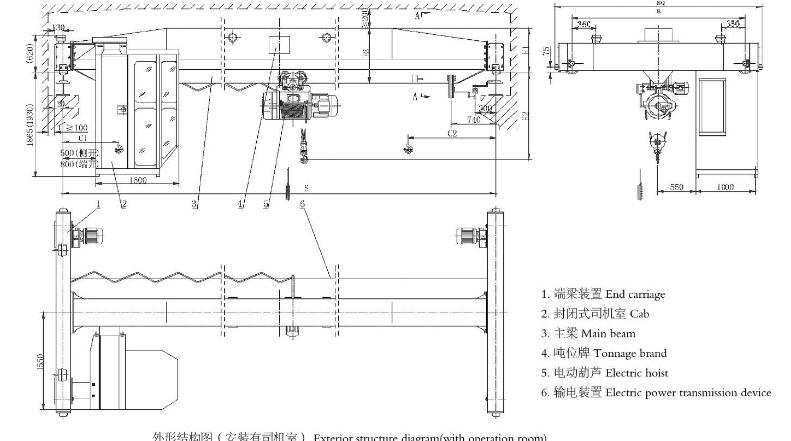 32吨电动式单梁蜜桃视频APP成人机性能参数
